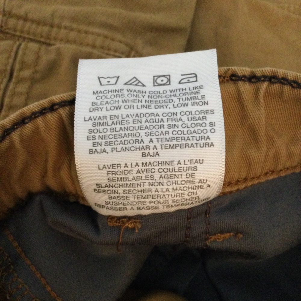 Boys wrangler Brown Cargo Pants with Elastic Ankles. - Picture 8 of 8